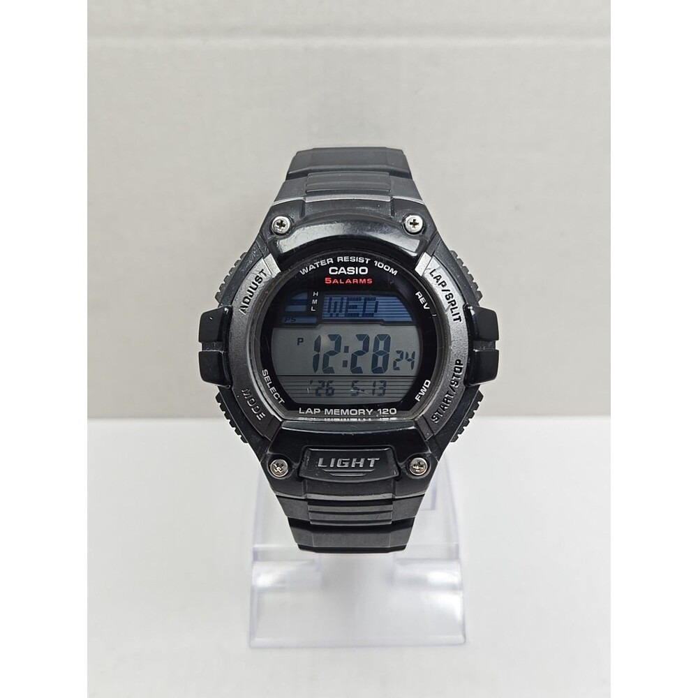 Casio WS220 Tough Solar Digital Mens Watch 3271 100M Lap Memory Sport Timer